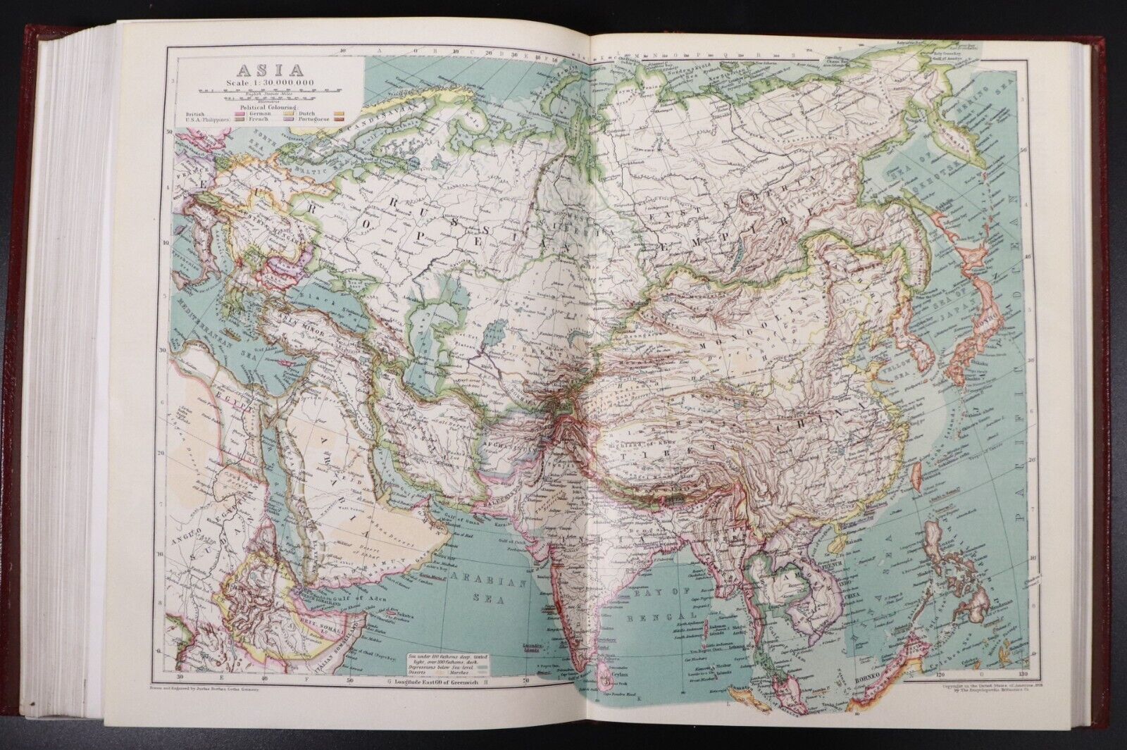 1910 4vol Encyclopaedia Britannica 11th Edition Antique Reference Books Maps