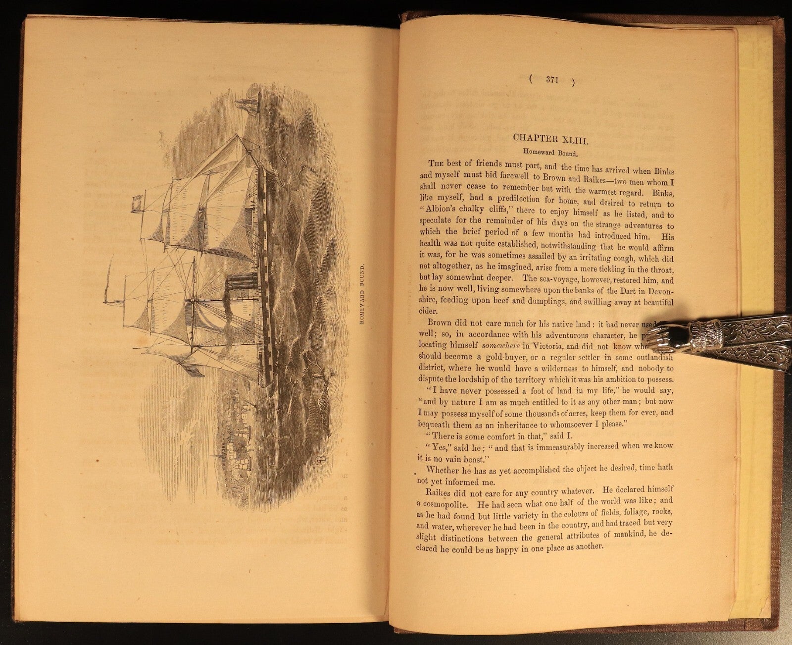 c1853 The Gold Finder Of Australia Illustrated Antiquarian History Book 1st Ed