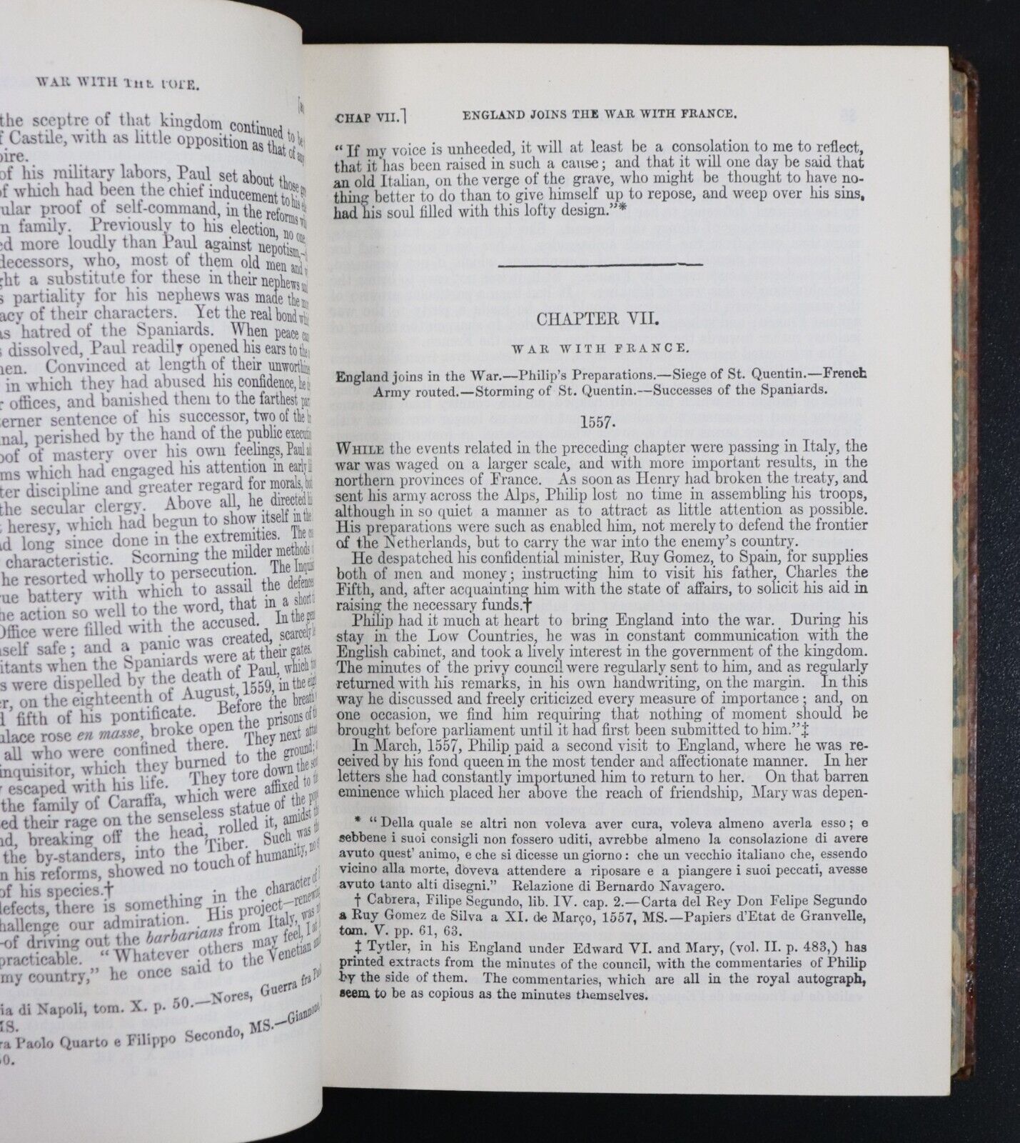 c1855 History Of The Reign Of Philip The Second Antiquarian British History Book