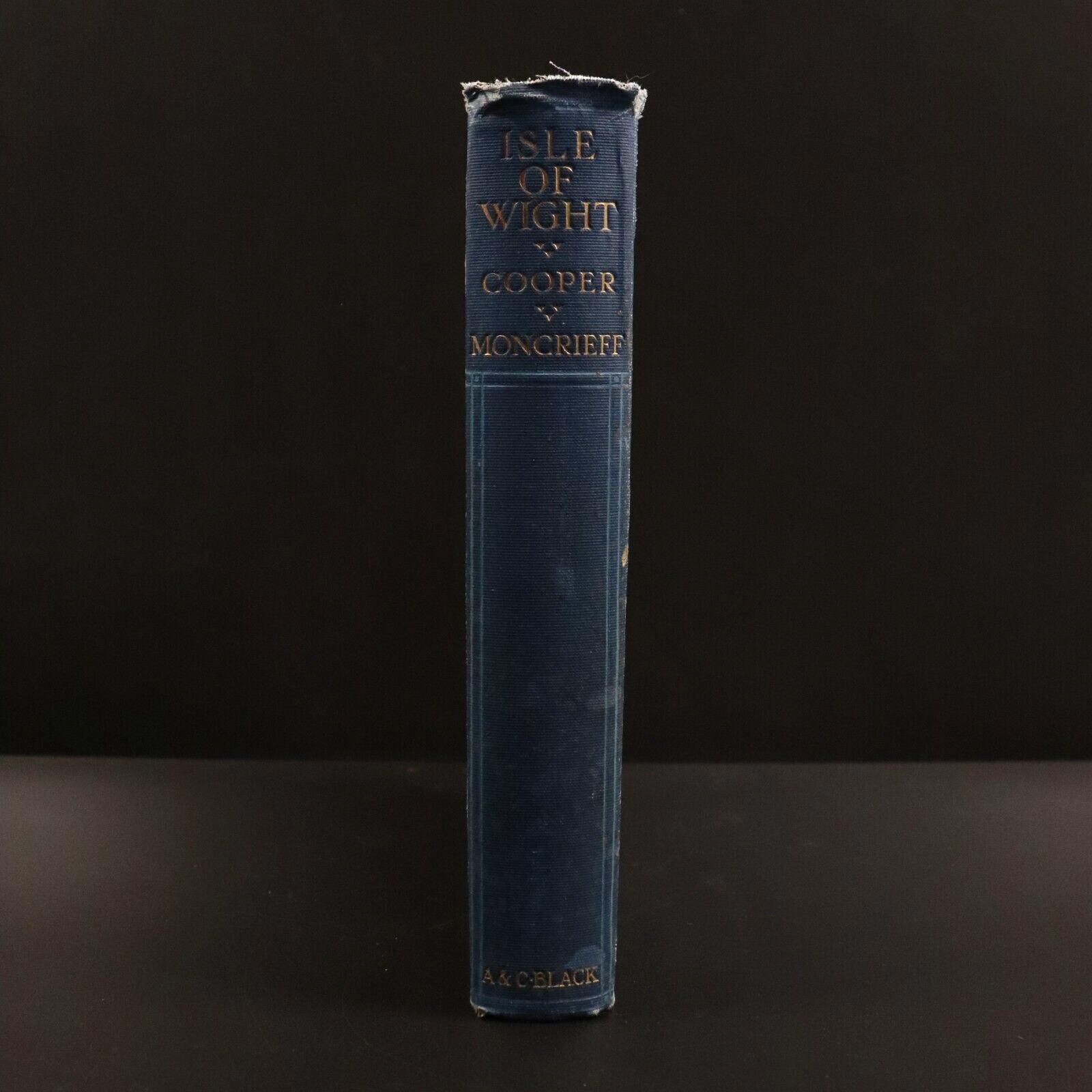 1908 Isle Of Wight by AR Hope Moncrieff & A Heaton Cooper Antique Book w/Map