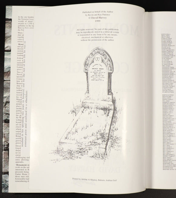 1999 2vol Monuments To Courage by D. Harvey Victoria Cross Military Books Signed