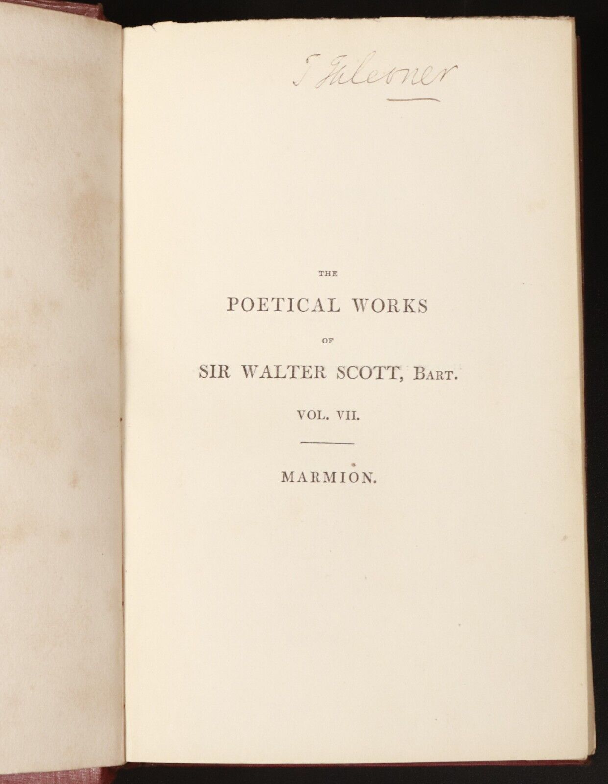 1833 4vol Poetical Works Of Sir Walter Scott Bart. Antiquarian Poetry Books