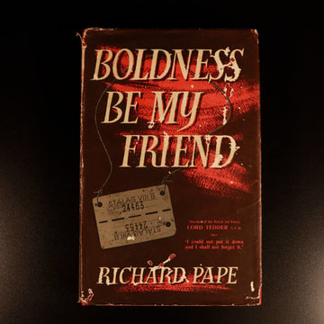 1953 Boldness Be My Friend by Richard Pape British Military R.A.F. History Book - 0