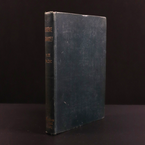 1896 Eugenie Grandet by Honore de Balzac Antique Classic Fiction Book