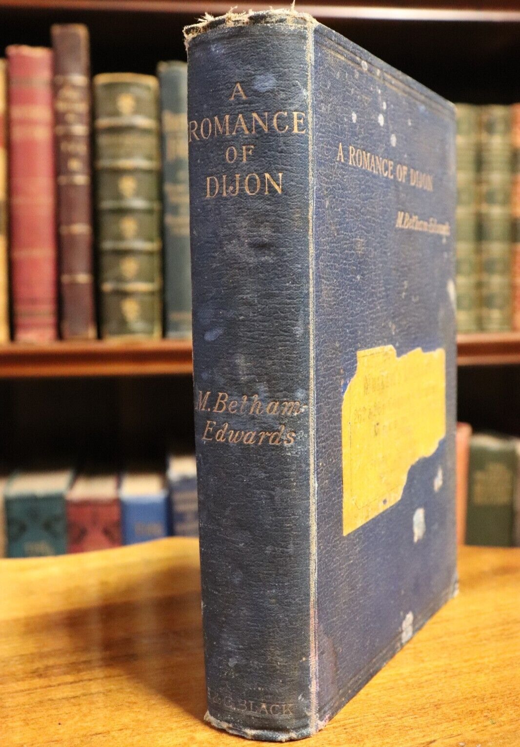 1894 A Romance Of Dijon by M Betham Edwards 1st Edition Antique Travel Book