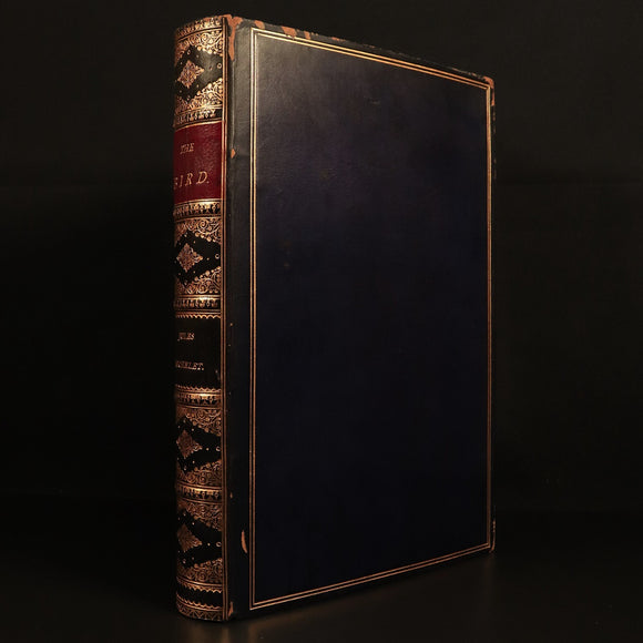 The Bird by Jules Michelet & Giacomelli 1895 Antique Natural History Book Gilt