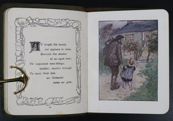 c1905 5vol Suede Classic Literature Poetry Book Collection Shelley Burns Wilcox