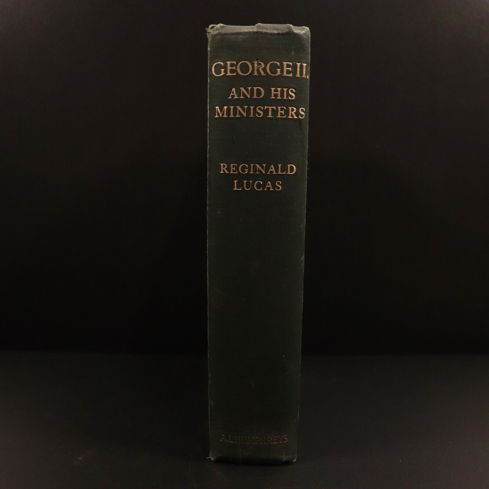 1910 George II & His Ministers by Reginald Lucas Antique British History Book