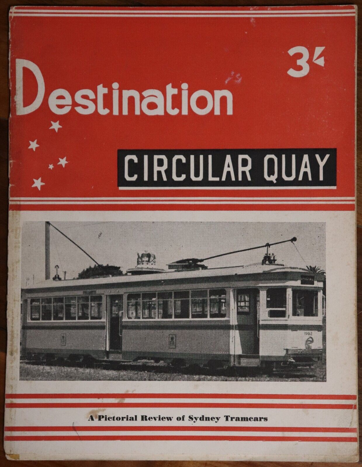 1958 Destination Circular Quay Pictorial Review Of Sydney Tramcars Rail Book