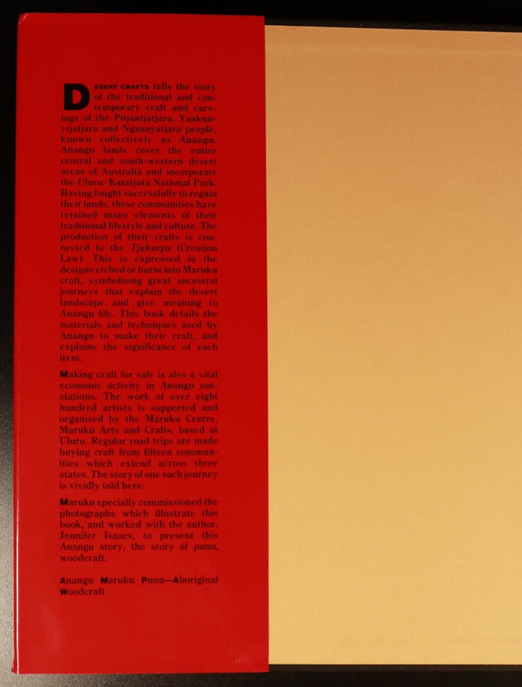 1992 Desert Crafts by Jennifer Isaacs Australian Aboriginal Indigenous Art Book