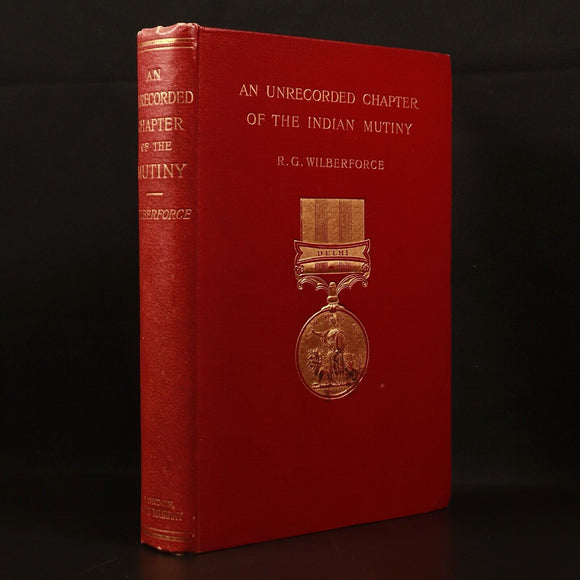 1894 An Unrecorded Chapter Of The Indian Mutiny Antique Military History Book