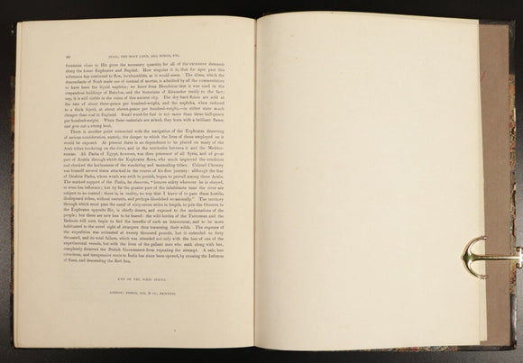 c1842 3vol Syria, The Holy Land & Asia Minor - Antiquarian History Book Set