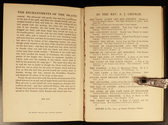 1911 Knight Errant & Doubty Deeds Amadis Of Gaul Antique British Fiction Book