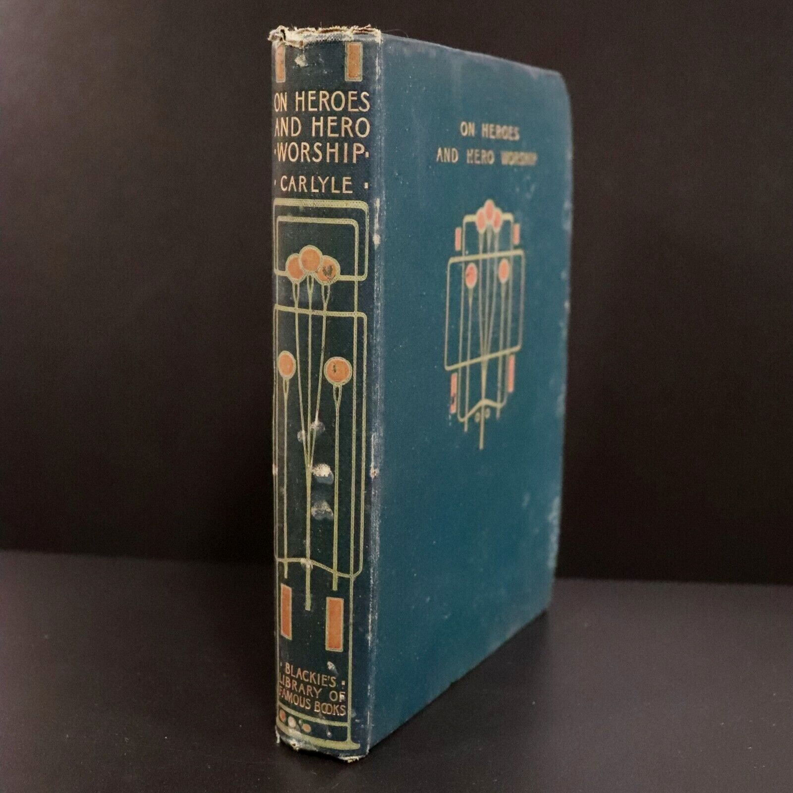 1907 Heroes Hero Worship & Heoric In History by Thomas Carlyle Antique Book