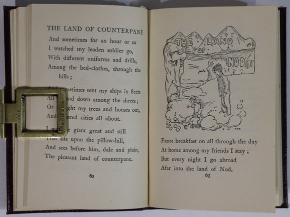 c1930 A Childs Garden Of Verses RL Stephenson Illustrated Childrens Story Book