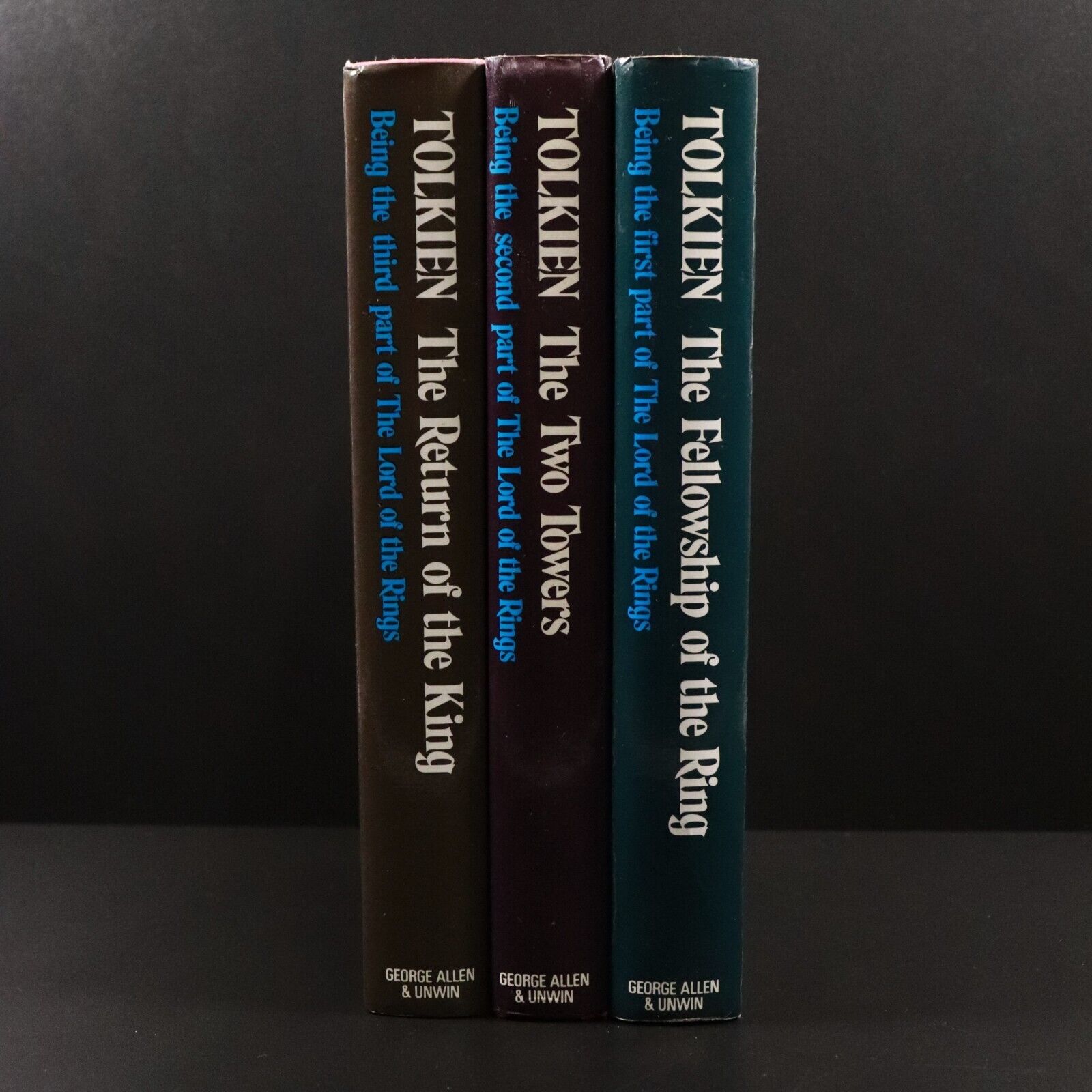 1973 3vol The Lord Of The Rings by J.R.R. Tolkien Fantasy Fiction Book Set