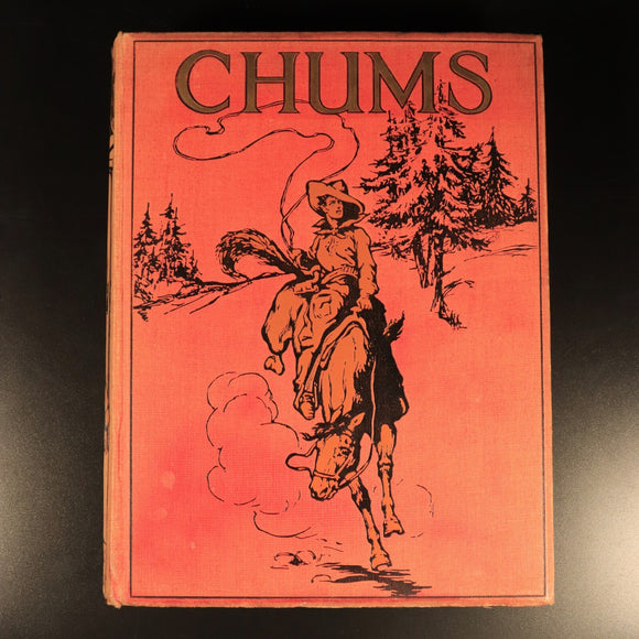 Chums 1922 Illustrated Paper For Boys Antique Illustrated British Childrens Book