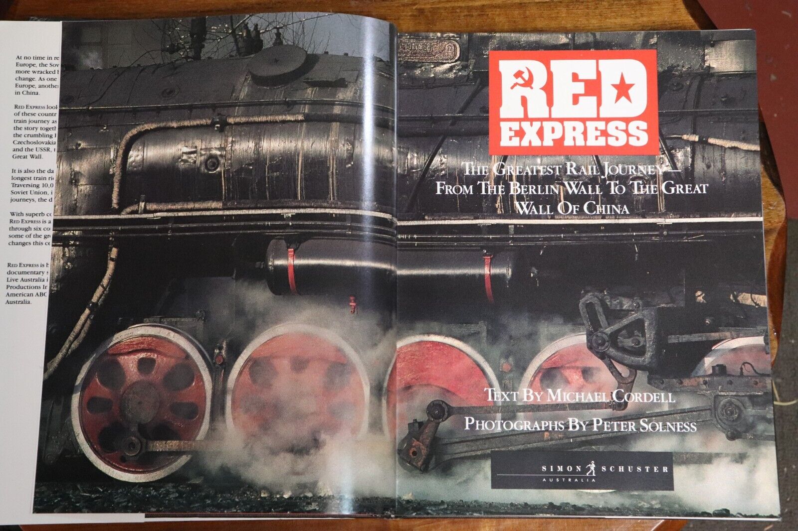 1990 Red Express: The Greatest Rail Journey Railway History Book