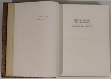 c1920 British Sports & Sportsmen - Modern Commerce Antique British History Book - 0