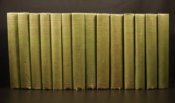 1929 14vol Shakespeare Edition Novels Of Anthony Trollope Antique Book Set