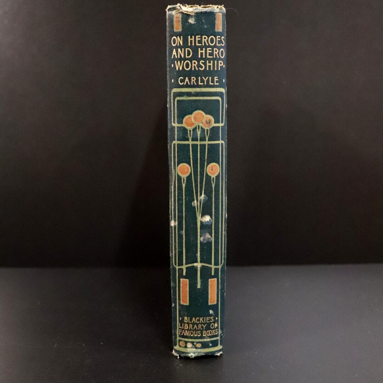 1907 Heroes Hero Worship & Heoric In History by Thomas Carlyle Antique Book