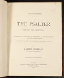 1856 The Psalter Pointed For Chanting by J. Ingham Antique Theology Book 1st Ed-2