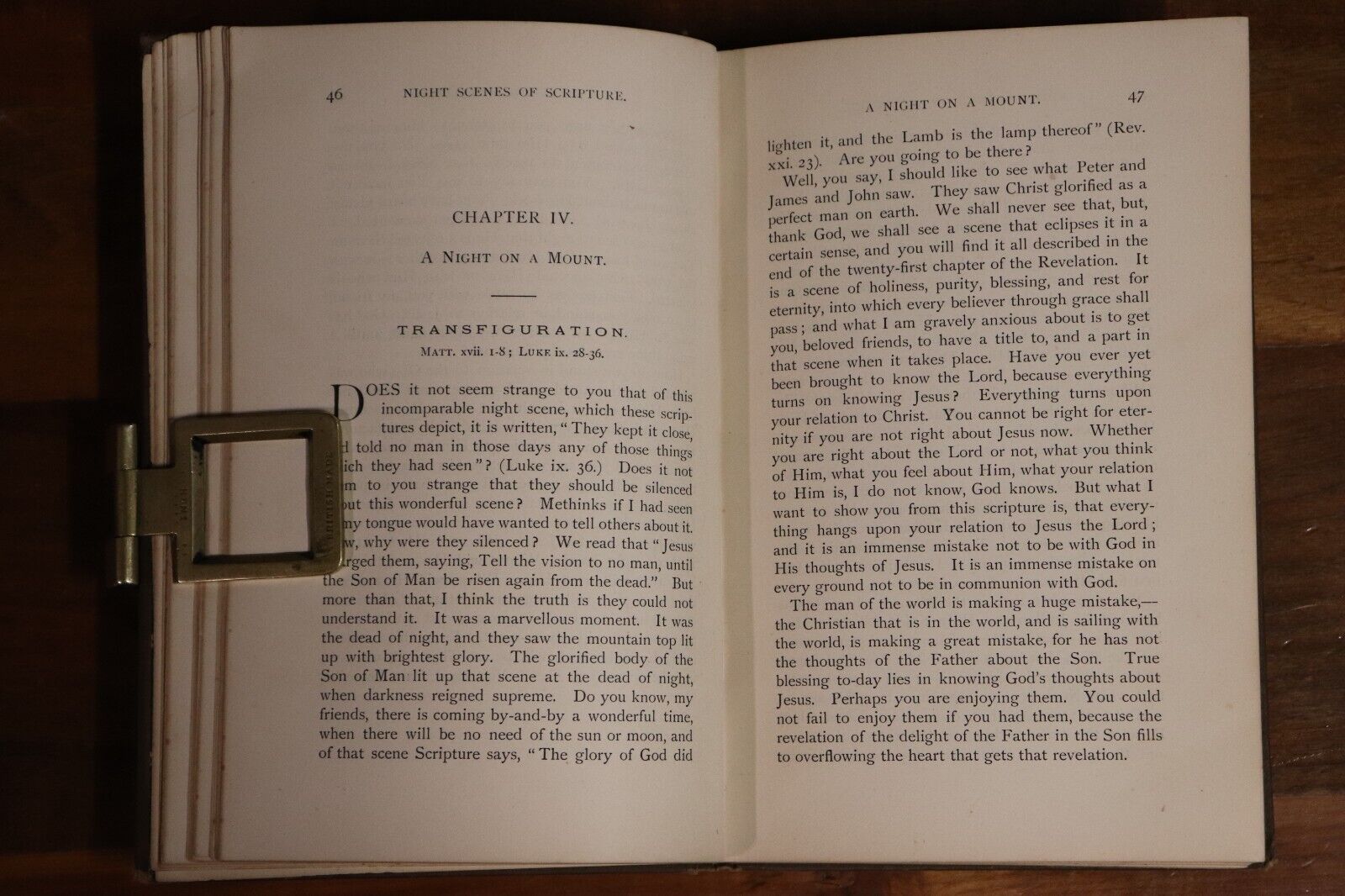 1896 Night Scenes Of Scripture by WTP Wolston Antique British Theology Book