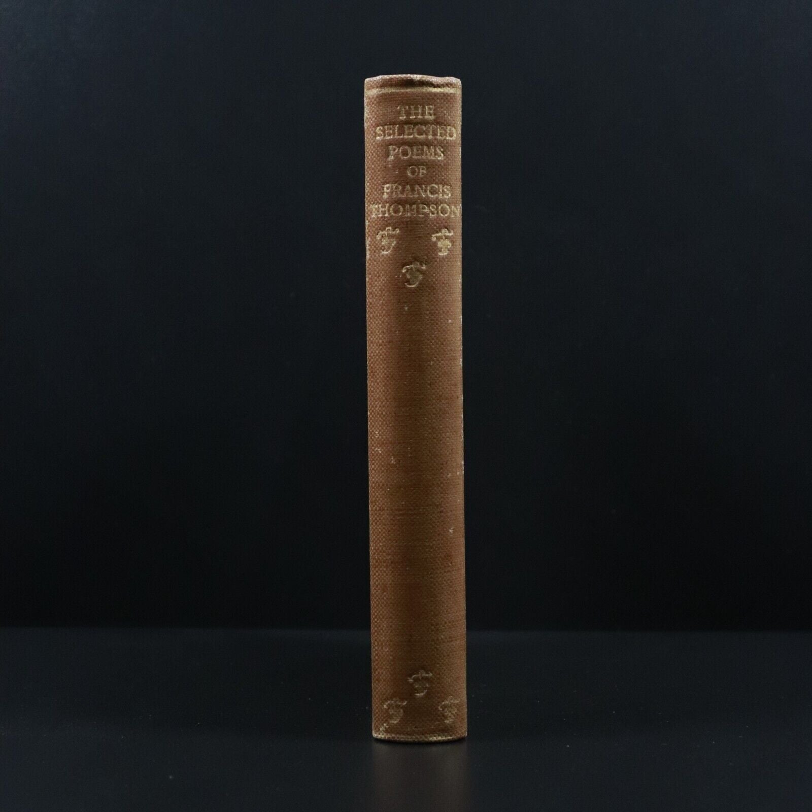 c1915 Selected Poems Of Francis Thompson Antique English Poetry Book