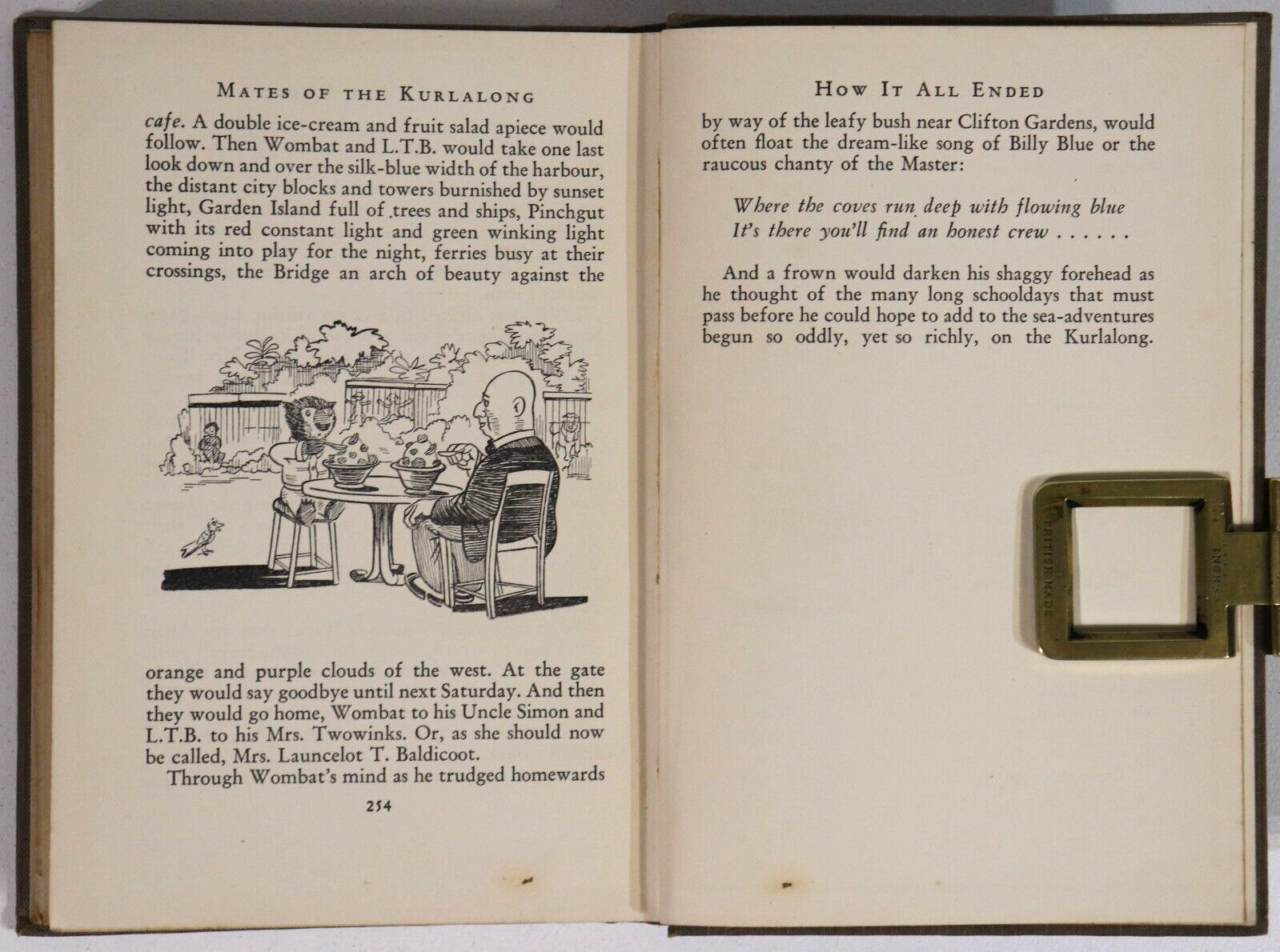 1948 Mates Of The Kulalong by Leslie Rees Antique Australian Fiction Book