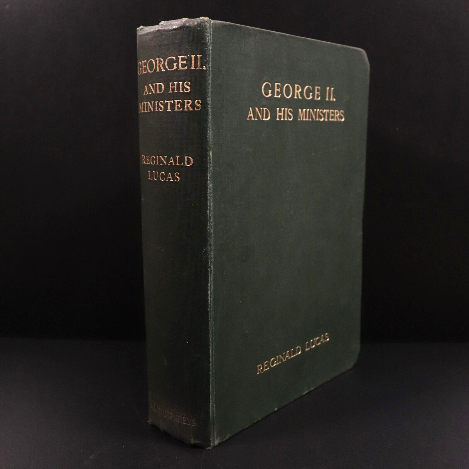 1910 George II & His Ministers by Reginald Lucas Antique British History Book