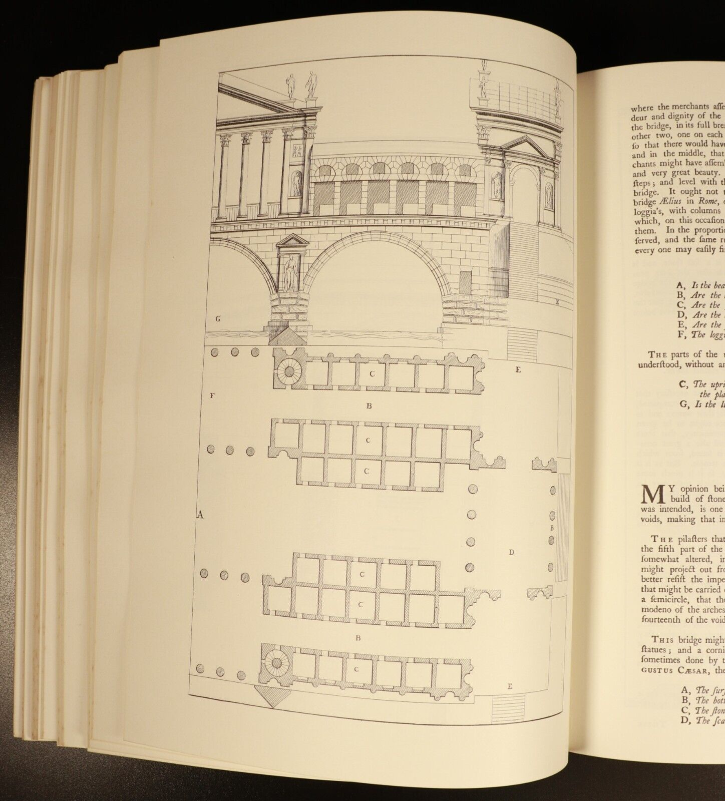 1965 Four Books Of Architecture by Andrea Palladio Reprint Book Of 1738 Original