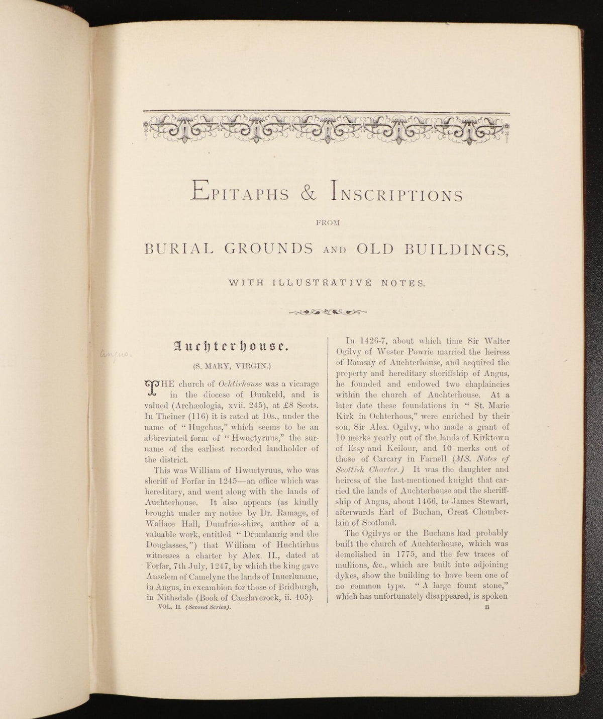 1879 Epitaphs & Inscriptions In Burial Grounds Antique British History ...