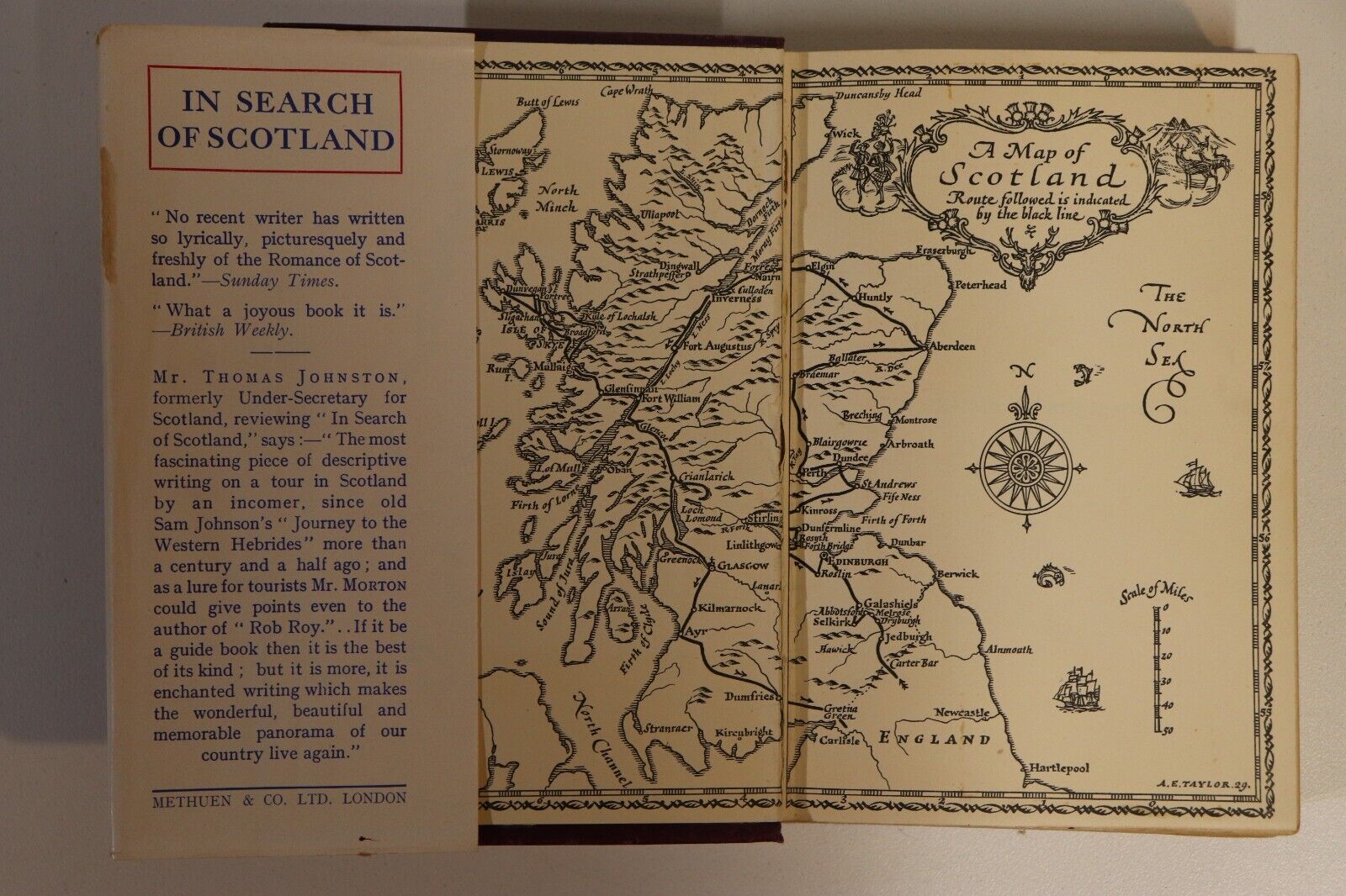 1933 In Search Of Scotland by HV Morton Antique British Travel Book