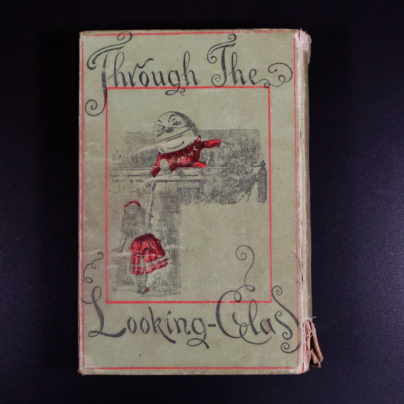 1887 Alice's Adventures In Wonderland L. Carroll Antique Fiction Book J. Tenniel