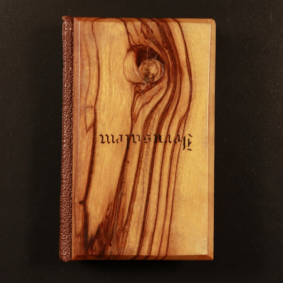 c1920 The New Testament Of Our Lord Jesus Christ Antiquarian Bible Wooden Covers