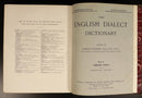 1898 6vol The English Dialect Dictionary British Antiquarian Reference Book Set-10