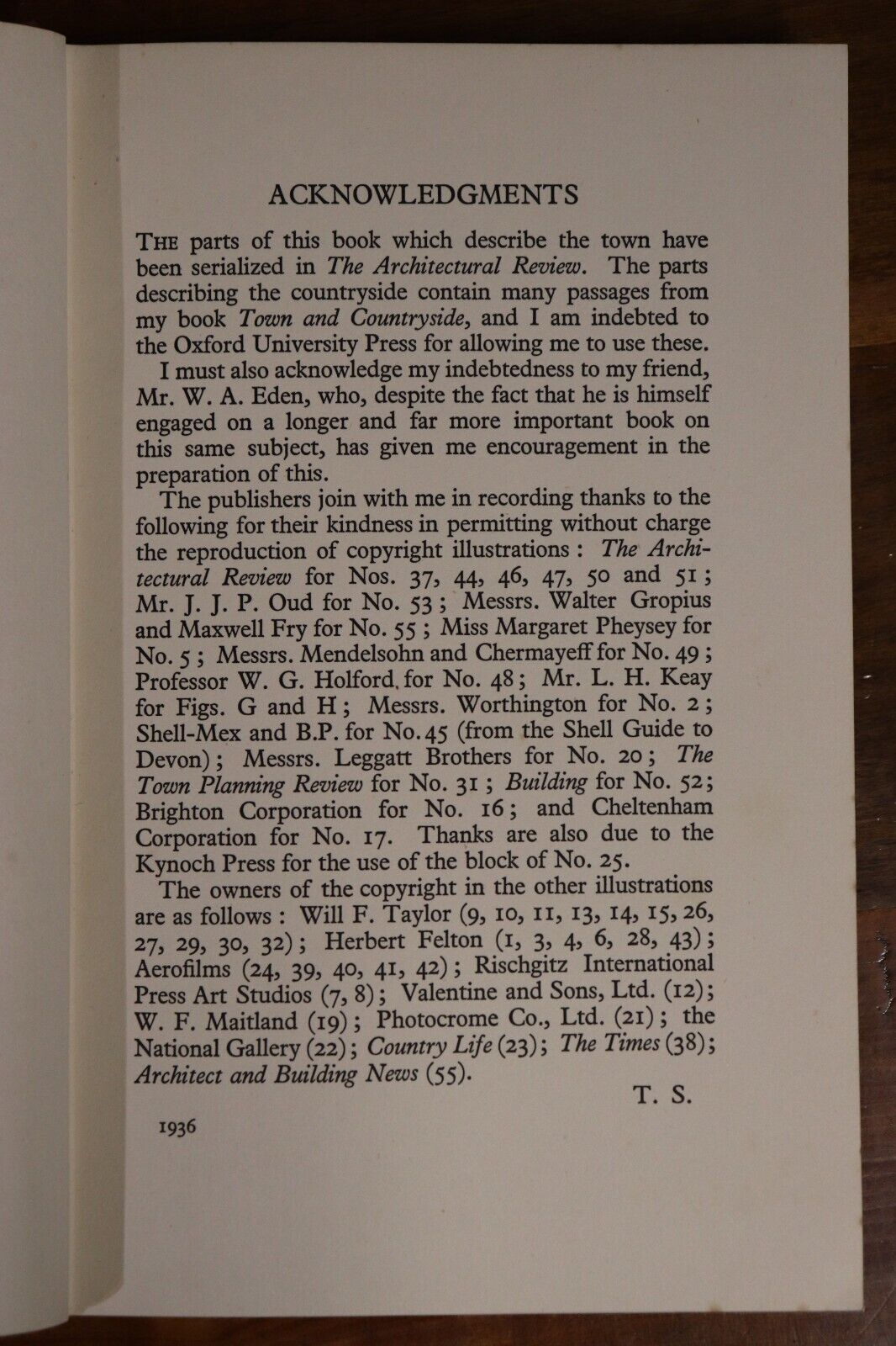 1936 English Panorama by Thomas Sharp Antique British History Architecture Book