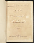1872 6vol Critical & Miscellaneous Essays by Thomas Carlyle Antiquarian Books-13