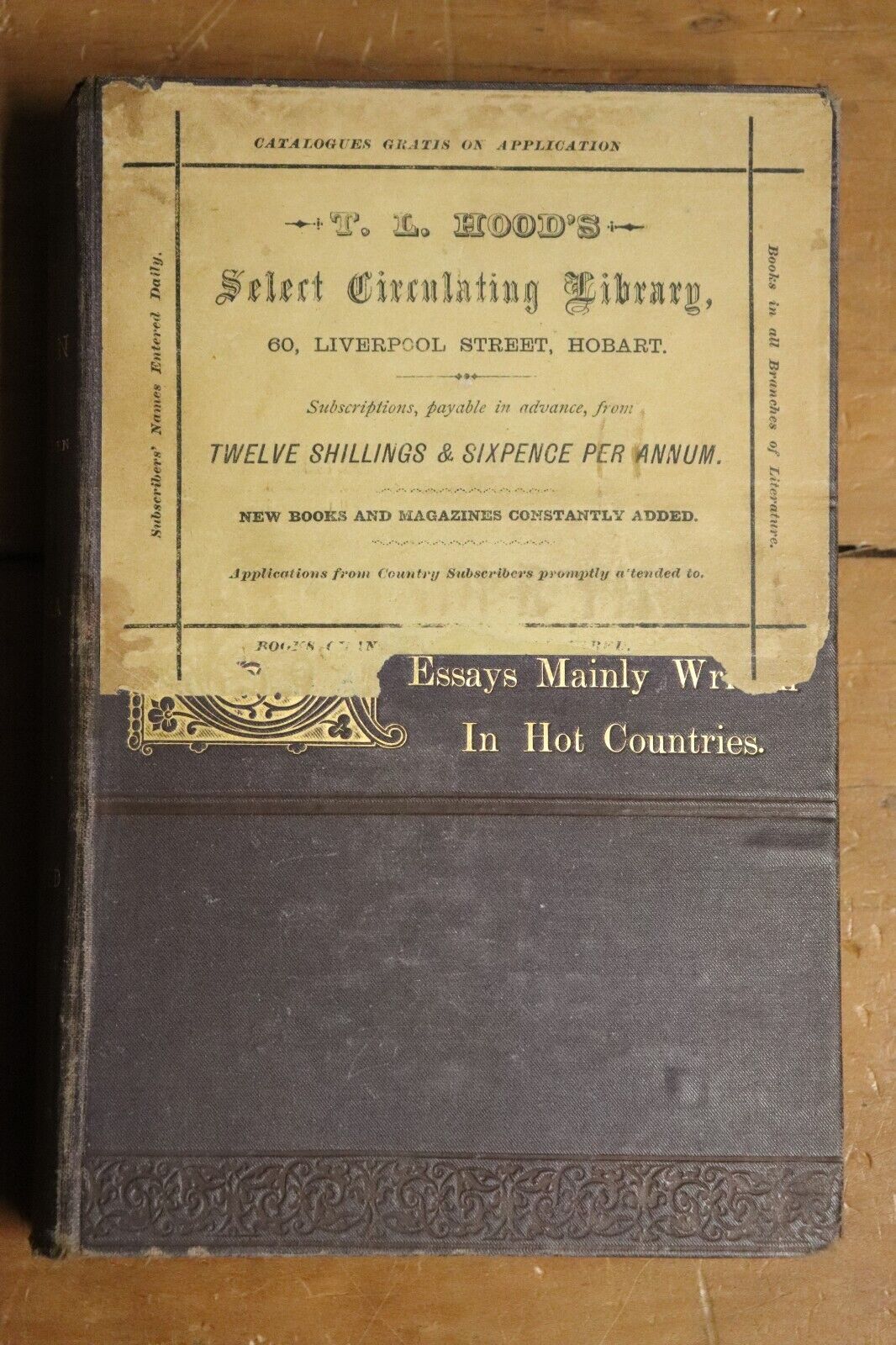 1886 Under The Sun by George Augustus Sala Antique Literature Rare Book