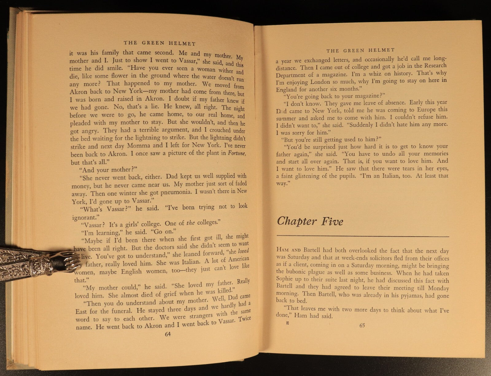 1957 The Green Helmet by Jon Cleary Vintage Australian Motor Sport Fiction Book