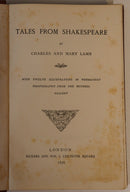 1876 Tales From Shakespeare: Charles & Mary Lamb Antique Literature Book-4