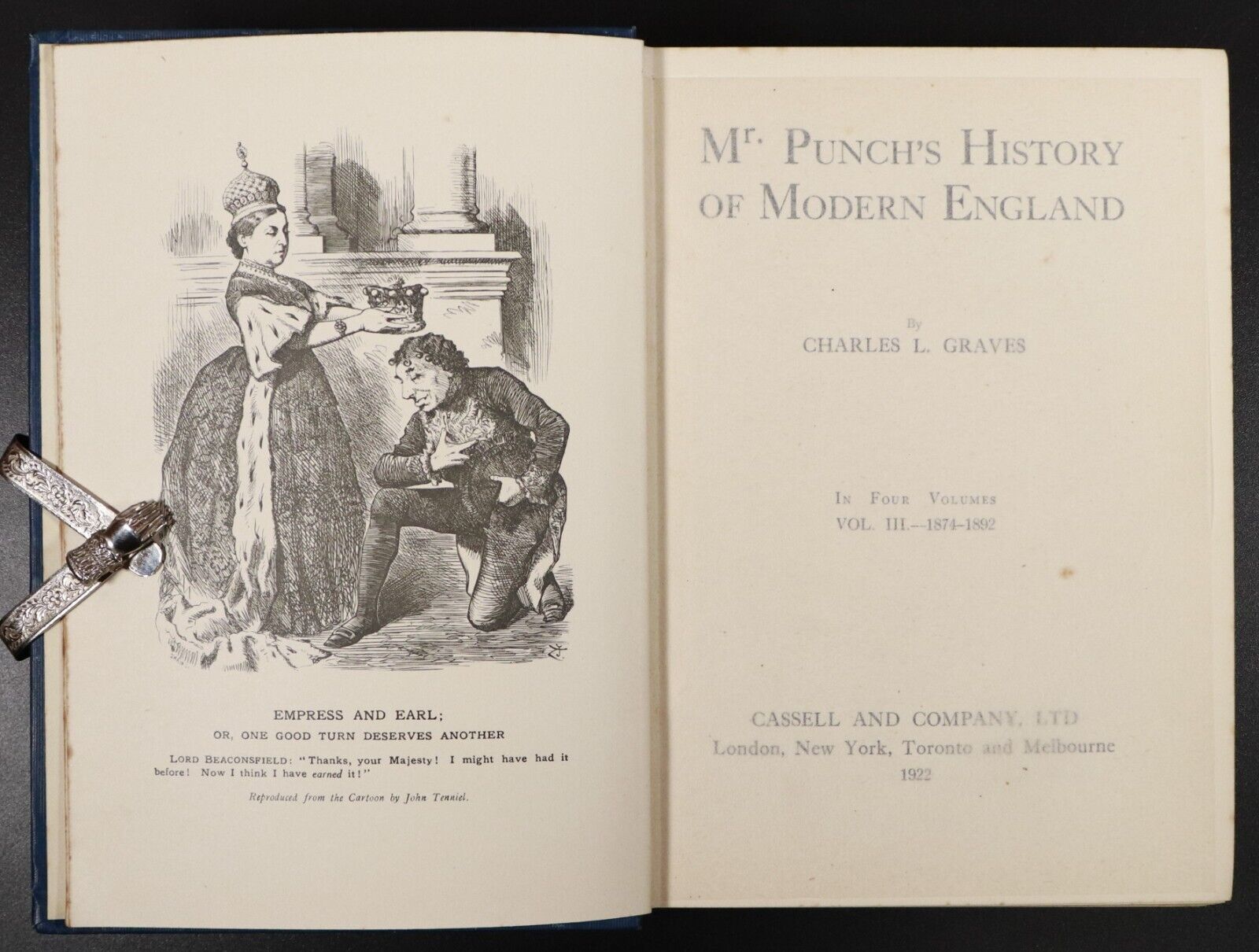 1921 4vol Mr Punch's History Of Modern England Antique British History Book Set