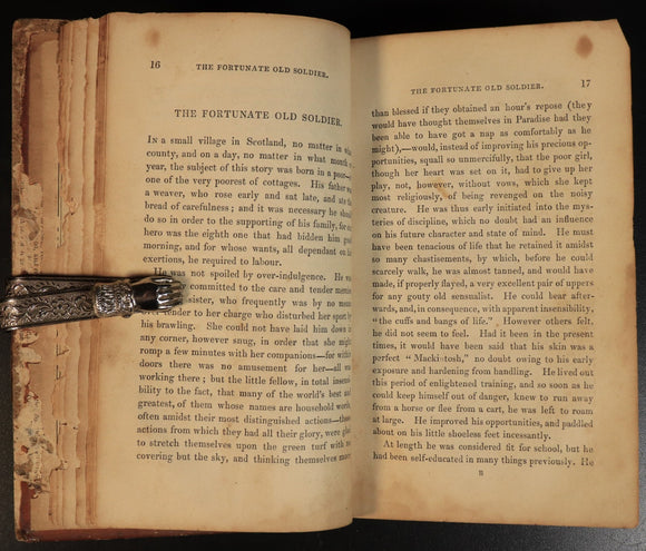 1842 Sketches From Real Life Antique British Literature Book Edinburgh Bookplate