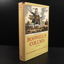 1951 Boswell's Column 1st Edition Vintage Scottish History Book-1