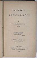 1849 Zoological Recreations by W.J. Broderip Antique Natural History Book-2