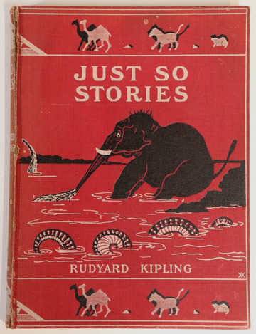 1953 Just So Stories by Rudyard Kipling Vintage British Childrens Fiction Book