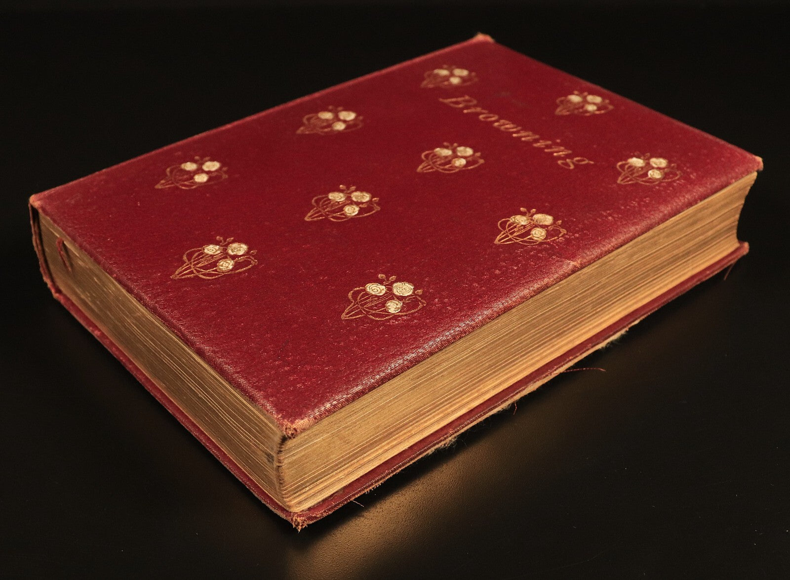1907 Poems Of Robert Browning Antique British Poetry Book Oxford Edition - 0