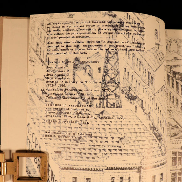 Bygones Of Yesteryear by Ken Arnold 1988 Illustrated Australian History Book