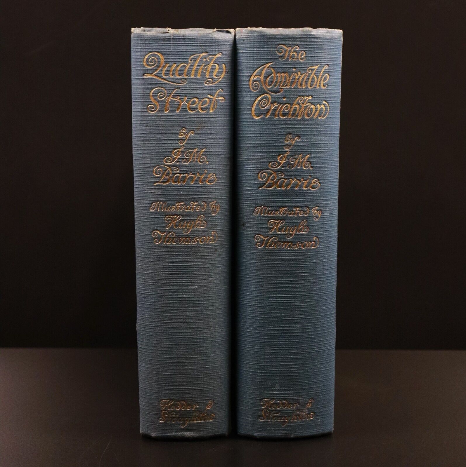 c1910 2vol Admirable Crichton & Quality Street by J.M. Barrie Antique Books