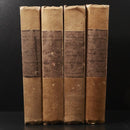 1833 4vol Poetical Works Of Sir Walter Scott Bart. Antiquarian Poetry Books-1